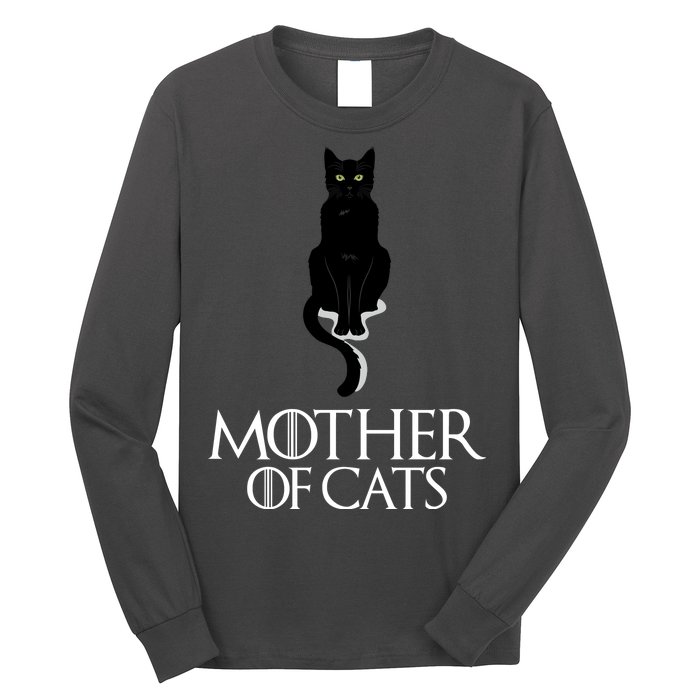 Mother of Cats Funny Cat Lover Long Sleeve Shirt