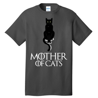 Mother of Cats Funny Cat Lover Tall T-Shirt