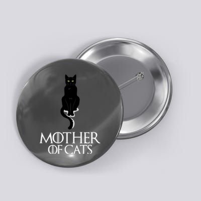 Mother of Cats Funny Cat Lover Button