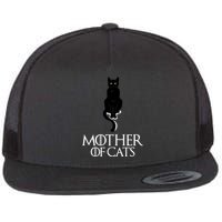 Mother of Cats Funny Cat Lover Flat Bill Trucker Hat