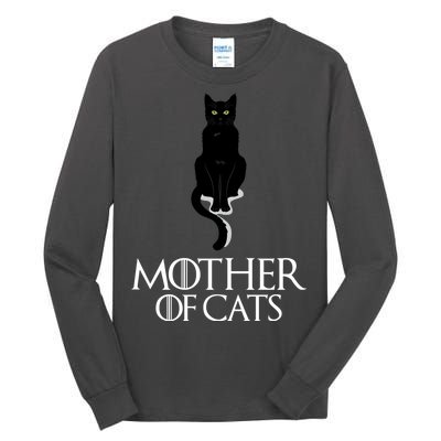 Mother of Cats Funny Cat Lover Tall Long Sleeve T-Shirt