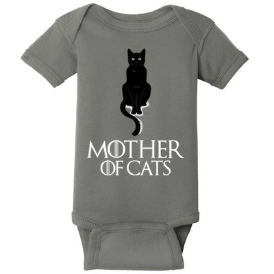 Mother of Cats Funny Cat Lover Baby Bodysuit