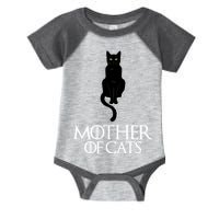 Mother of Cats Funny Cat Lover Infant Baby Jersey Bodysuit