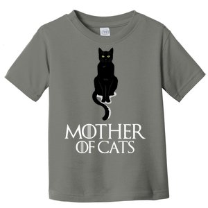 Mother of Cats Funny Cat Lover Toddler T-Shirt