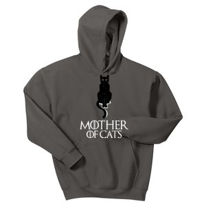 Mother of Cats Funny Cat Lover Kids Hoodie