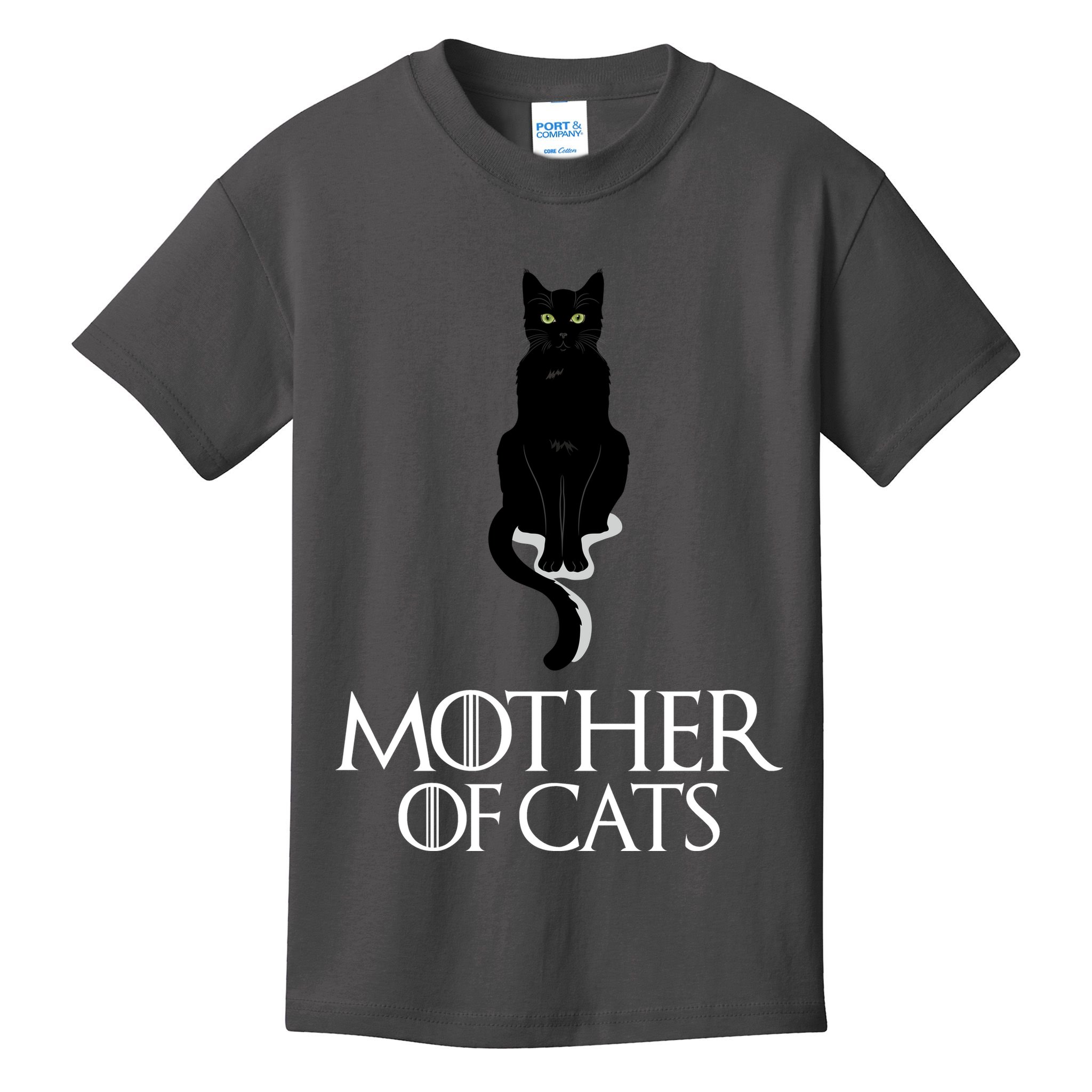 Mother of Cats Funny Cat Lover Kids T-Shirt