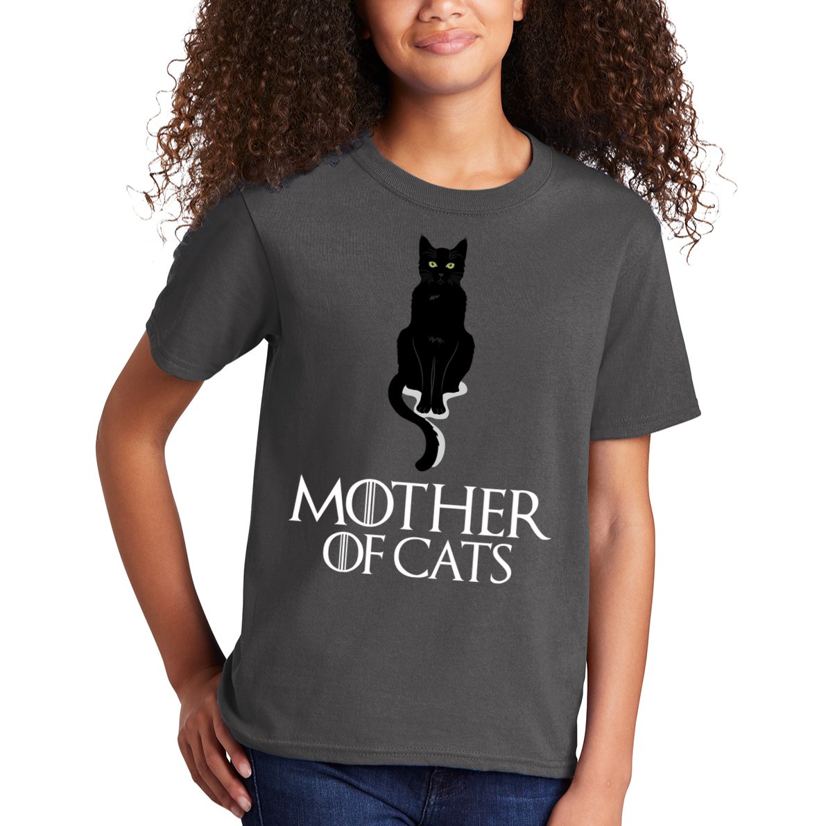 Mother of Cats Funny Cat Lover Kids T-Shirt