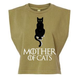 Mother of Cats Funny Cat Lover Garment-Dyed Women's Muscle Tee