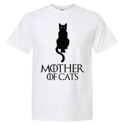 Mother of Cats Funny Cat Lover Garment-Dyed Heavyweight T-Shirt