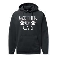 Mother Of Cats Meme Performance Fleece Hoodie