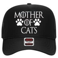 Mother Of Cats Meme High Crown Mesh Back Trucker Hat