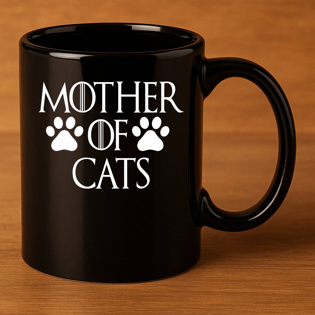 Mother Of Cats Meme 11oz C Handle Ceramic Mug