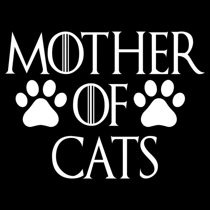 Mother Of Cats Meme Drawstring Bag