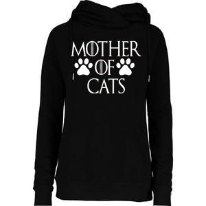 Mother Of Cats Meme Womens Funnel Neck Pullover Hood