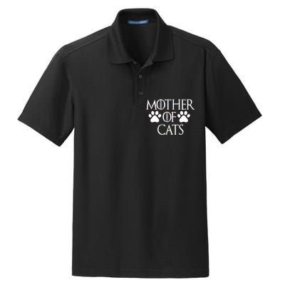 Mother Of Cats Meme Dry Zone Grid Polo