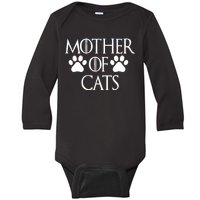 Mother Of Cats Meme Baby Long Sleeve Bodysuit