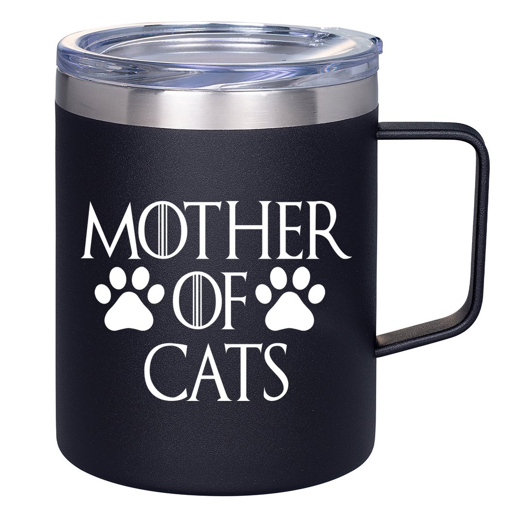 Mother Of Cats Meme 12oz Stainless Steel Coffee Mug