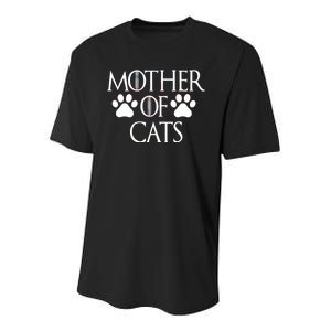 Mother Of Cats Meme Youth Performance Sprint T-Shirt