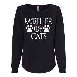 Mother Of Cats Meme Womens California Wash Sweatshirt