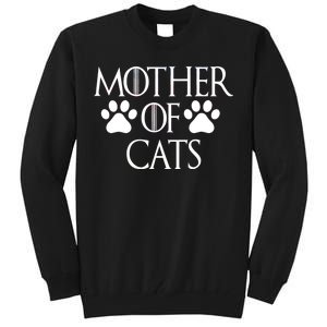 Mother Of Cats Meme Tall Sweatshirt