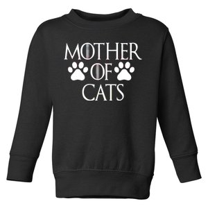 Mother Of Cats Meme Toddler Sweatshirt