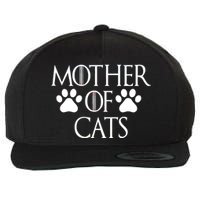 Mother Of Cats Meme Wool Snapback Cap