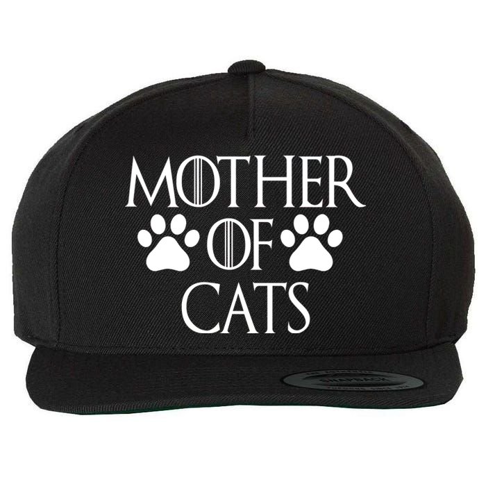 Mother Of Cats Meme Wool Snapback Cap