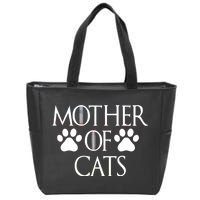 Mother Of Cats Meme Zip Tote Bag