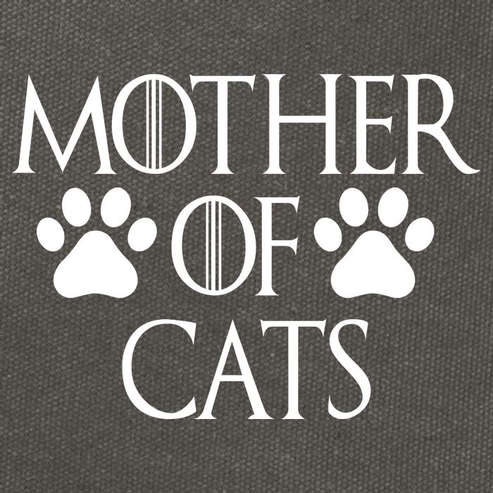 Mother Of Cats Meme Cotton Canvas Backpack