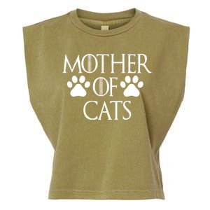 Mother Of Cats Meme Garment-Dyed Women's Muscle Tee