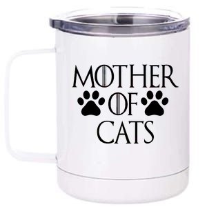 Mother Of Cats Meme 12 oz Stainless Steel Tumbler Cup