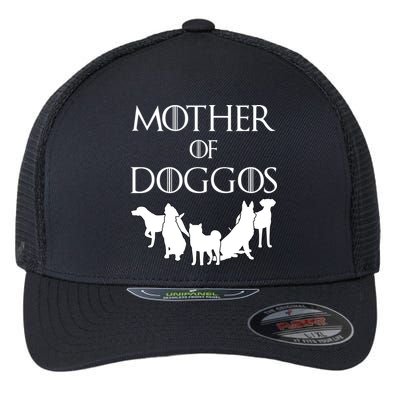 Mother Of Doggos Dog Mom Flexfit Unipanel Trucker Cap