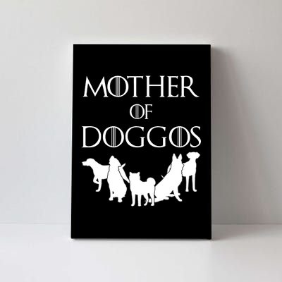 Mother Of Doggos Dog Mom Canvas