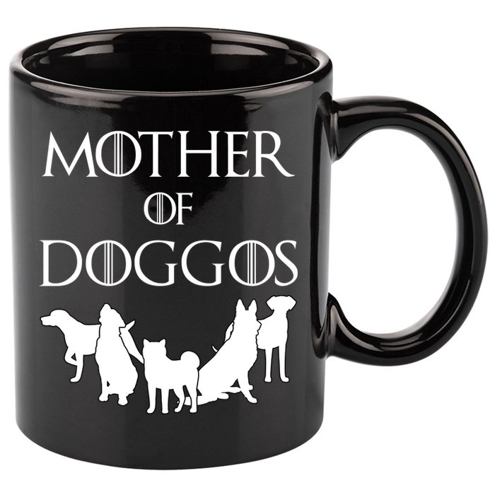 Mother Of Doggos Dog Mom 11oz C Handle Ceramic Mug