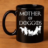 Mother Of Doggos Dog Mom 11oz C Handle Ceramic Mug