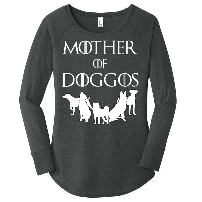 Mother Of Doggos Dog Mom Women's Perfect Tri Tunic Long Sleeve Shirt