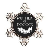 Mother Of Doggos Dog Mom Metallic Star Ornament