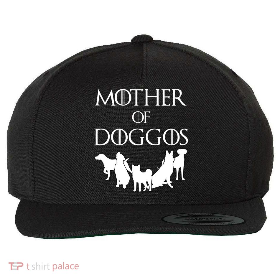 Mother Of Doggos Dog Mom Wool Snapback Cap