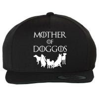 Mother Of Doggos Dog Mom Wool Snapback Cap