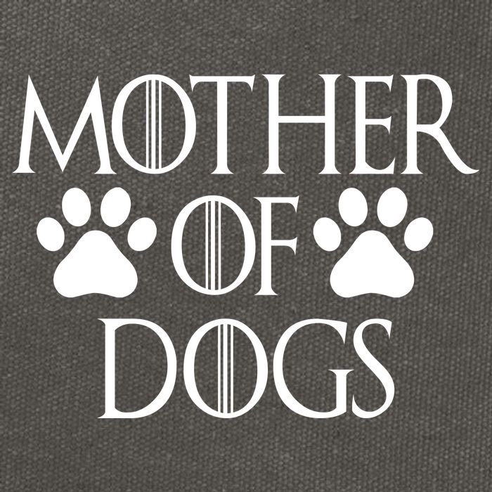 Mother Of Dogs Cotton Canvas Backpack