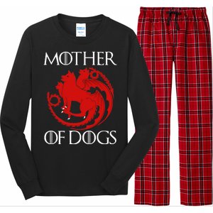 Mother Of Dogs Emblem Long Sleeve Pajama Set