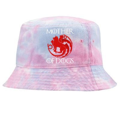 Mother Of Dogs Emblem Tie-Dyed Bucket Hat