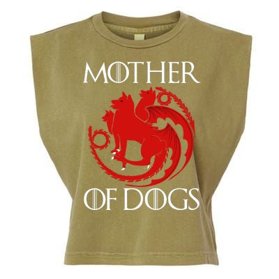 Mother Of Dogs Emblem Garment-Dyed Women's Muscle Tee