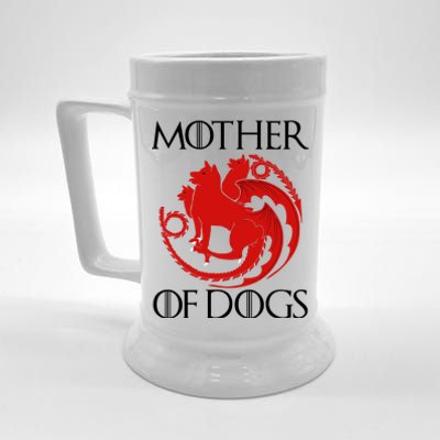 Mother Of Dogs Emblem Beer Stein