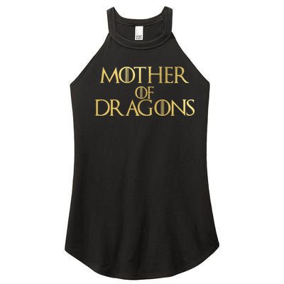 Mother of Dragons Gold Limited Edition Women’s Perfect Tri Rocker Tank