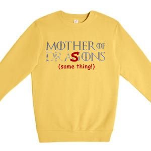 Mother Of Dragons Sons Same Thing Premium Crewneck Sweatshirt