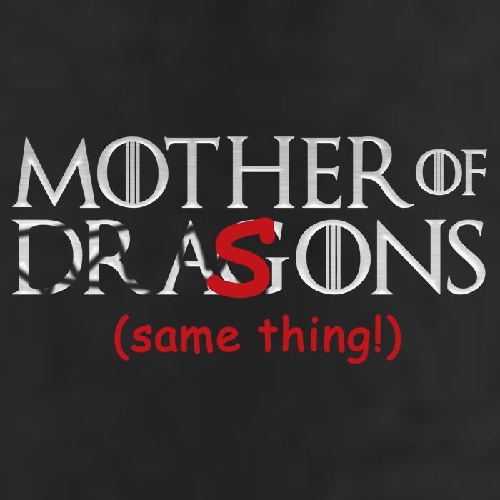 Mother Of Dragons Sons Same Thing Garment-Dyed Fleece Hoodie