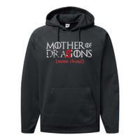 Mother Of Dragons Sons Same Thing Performance Fleece Hoodie