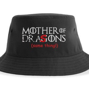 Mother Of Dragons Sons Same Thing Sustainable Bucket Hat