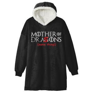 Mother Of Dragons Sons Same Thing Hooded Wearable Blanket